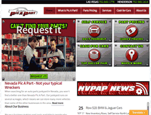 Tablet Screenshot of nvpicapart.com